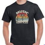 Music Is My Happy Place Shirt F-1655