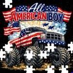All American Boy Jigsaw Puzzle U-1644