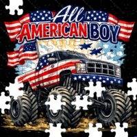All American Boy Jigsaw Puzzle U-1644
