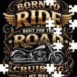 Born To Ride Jigsaw Puzzle F-1656