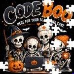 Code Boo Nurse's Halloween Jigsaw Puzzle H-1634