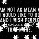 I Am Not As Mean As I Would Like To Be Jigsaw Puzzle S-1663