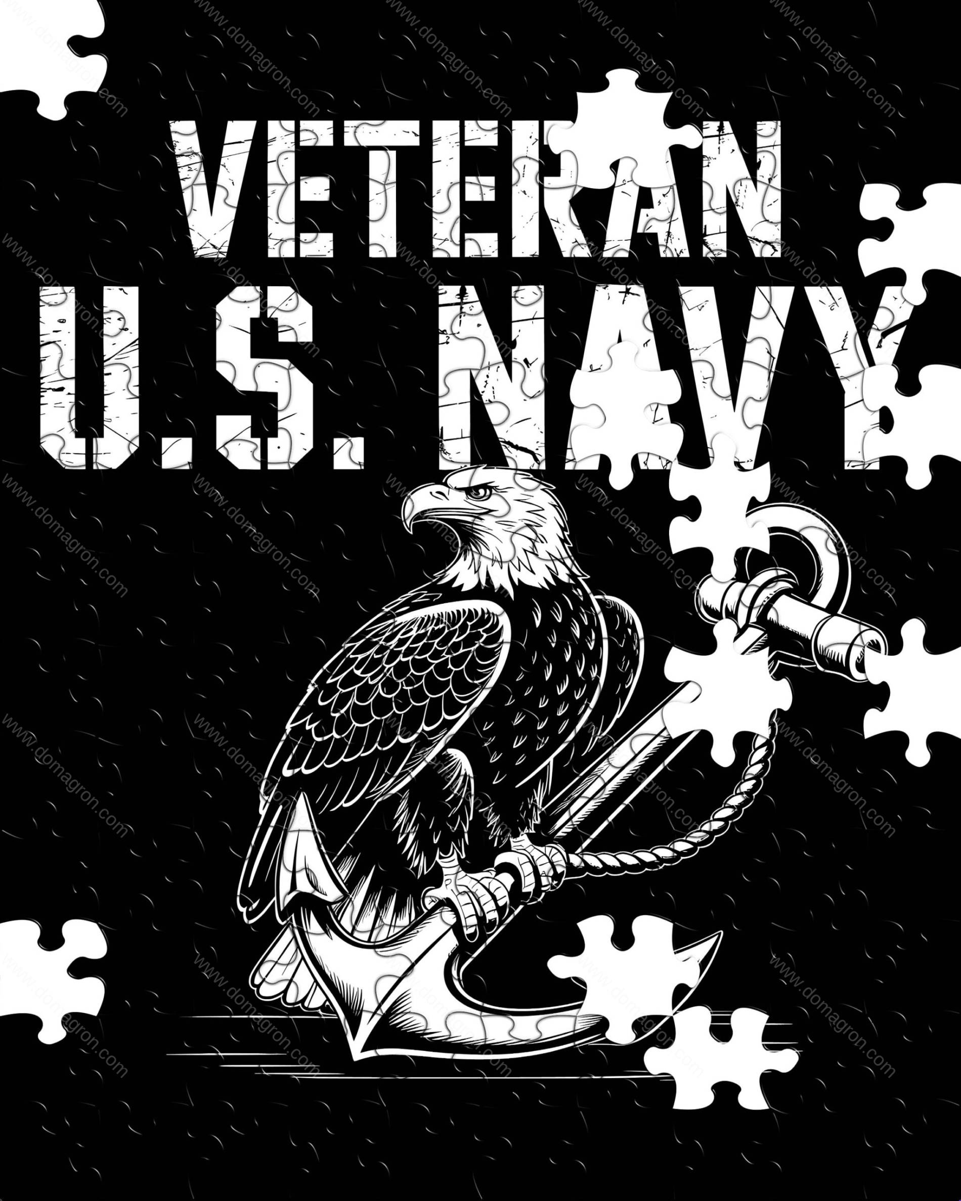 US Navy Veteran Jigsaw Puzzle V-1640