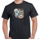 Registered Nurse Flower And Stethoscope Shirt F-1637