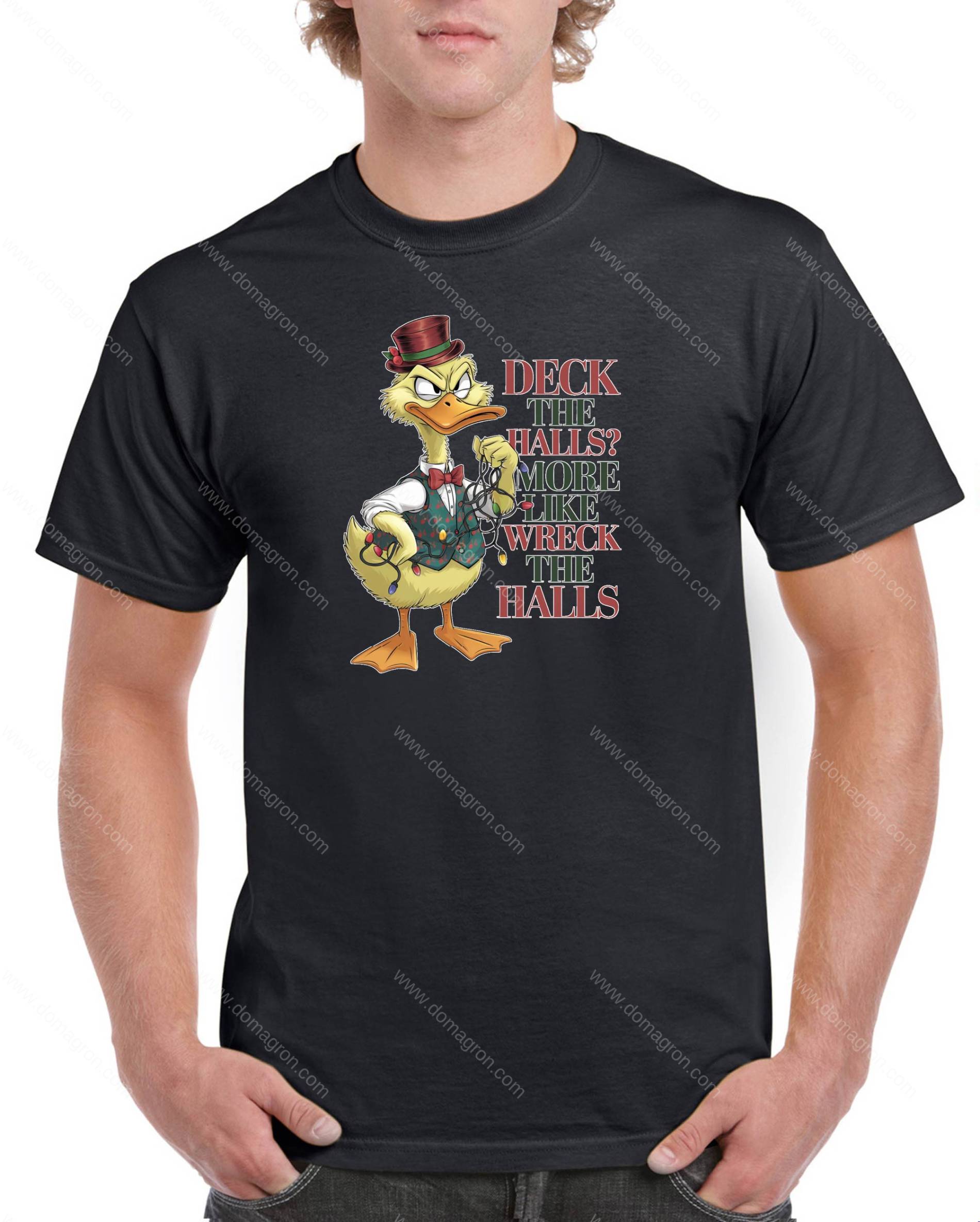 Desk The Halls More Like Wreck The Halls Christmas Shirt H-1683