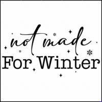 Not Made For Winter Direct to Film (DTF) Heat Transfer F-1674