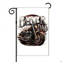 Biker Dad Garden Flag F-1668