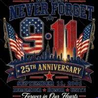 September 11th (9-11) 25th Anniversary Memorial Metal Photo U-1669
