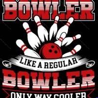 Left Handed Bowler Metal Photo F-1676
