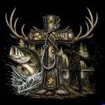 The Outdoorsman's Cross Metal Photo O-1673
