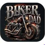 Biker Dad Mouse Pad F-1668