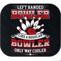 Left Handed Bowler Mouse Pad F-1676