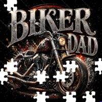 Biker Dad Jigsaw Puzzle F-1668