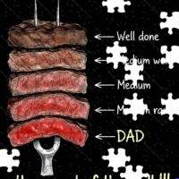 Dad The Rarest of Them All Jigsaw Puzzle F-1692