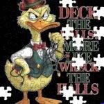 Desk The Halls More Like Wreck The Halls Christmas Jigsaw Puzzle H-1683