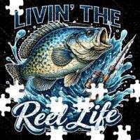 Livin' The Reel Life Fishing Jigsaw Puzzle O-1695