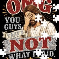 OMG You Guys Funny Jesus Jigsaw Puzzle I-1672