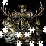The Outdoorsman's Cross Jigsaw Puzzle O-1673