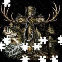 The Outdoorsman's Cross Jigsaw Puzzle O-1673
